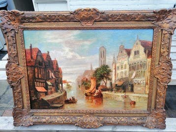 Hollandse school (XX) Naar Klinkenberg , NO RESERVE - Haven