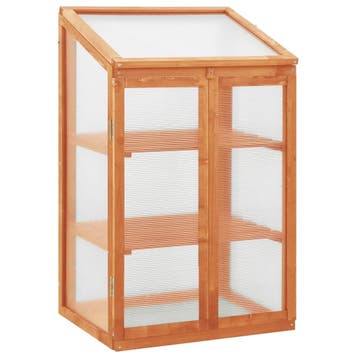 vidaXL Broeikas 60x45x100 cm vurenhout, Verzenden