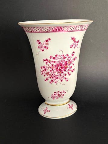 Herend - Vase - Waldstein Rose - Porcelaine - Peint main,, Antiquités & Art