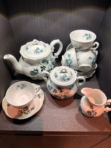 Zsolnay - Service à thé (15) - Porcelaine - Zsolnay les, Antiek en Kunst