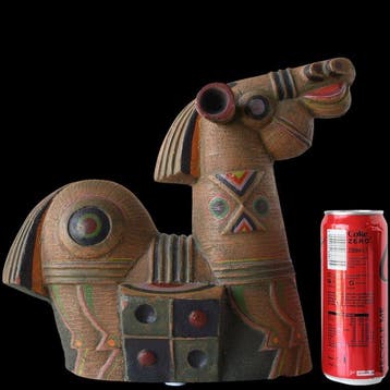 Beeld, Mid-Century Pablo Picasso-Style - Abstract terracotta