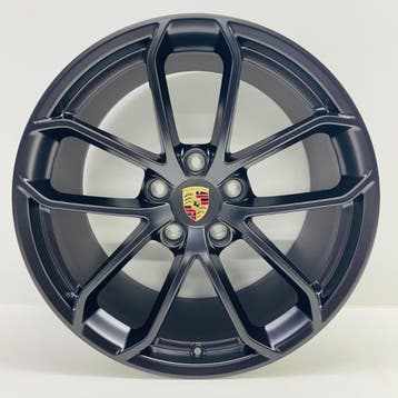 Porsche Boxster Spyder/Cayman GT4 (718) 20 zwart met banden, Ophalen, Gebruikt, Banden en Velgen, Personenwagen
