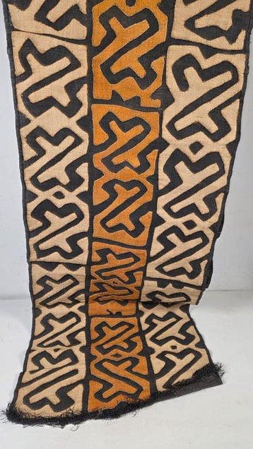 Tissu en Raphia - Shoowa-Kuba - République démocratique du, Antiquités & Art