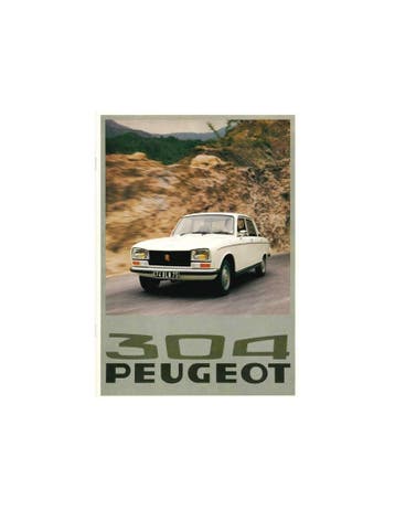 1976 PEUGEOT 304 BROCHURE NEDERLANDS, Nieuw