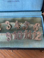 Tafelservies - Verzilverd - servetnummers