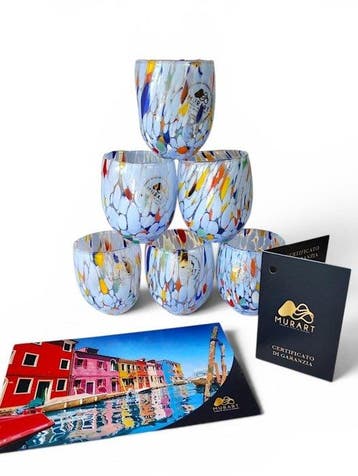 MurArt - MurArt - Drinkset (6) - Glas - Murrine Millefiori
