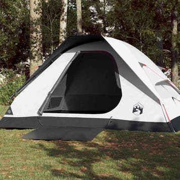 vidaXL Koepeltent 4-persoons waterdicht verduisterend stof, Caravans en Kamperen, Tenten, Verzenden, Nieuw
