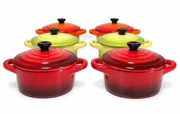 Style Le Creuset - Braadpan (6) - Geglazuurd keramiek