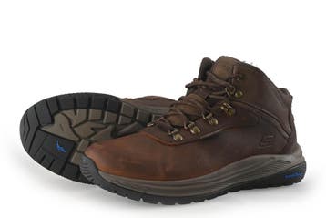 Skechers Veterboots in maat 42 Bruin, Bruin, Verzenden, Boots, Zo goed als nieuw