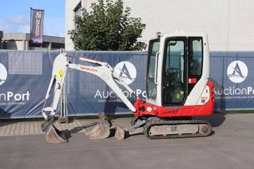 Veiling: Minigraver Takeuchi TB216 Diesel 11.5kW 2021, Ophalen