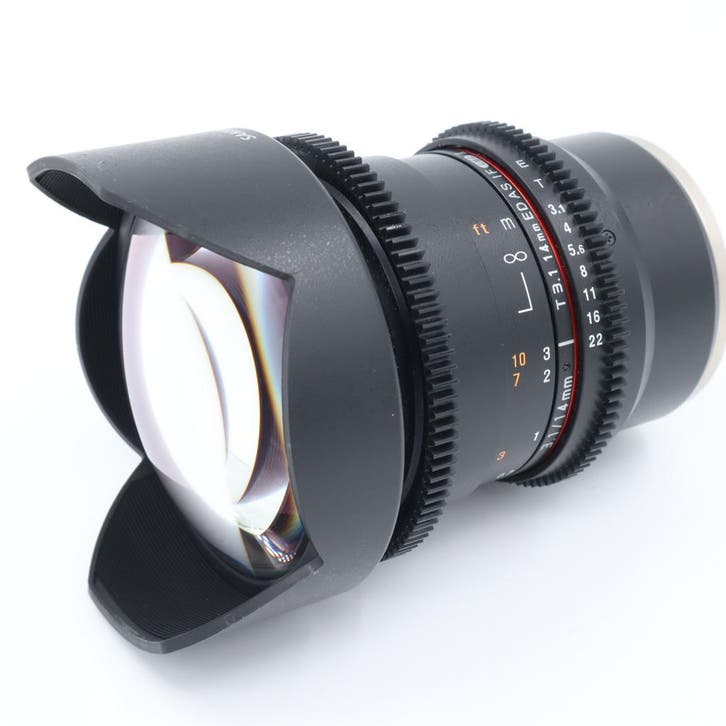 Samyang 14mm T3.1 VDSLR MK2 Sony E | Occasion, Audio, Tv en Foto, Foto | Lenzen en Objectieven, Ophalen of Verzenden