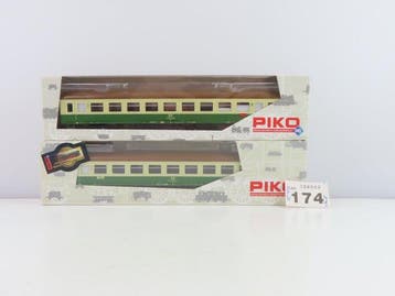 Piko H0 - 53056/54044 - Wagon de passagers pour trains, Nieuw