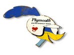 Plymouth - Emaille plaat - Emaille
