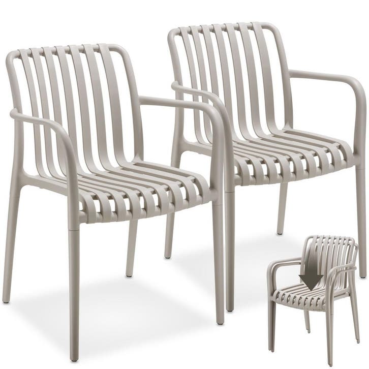 Tuinstoelen Alcudia, weerbestendig, stapelbaar, Tuin en Terras, Overige Tuin en Terras, Verzenden