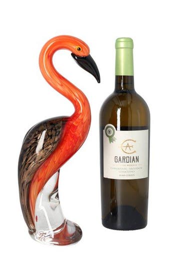 Beeldje - Flamingo, Glas, Antiek en Kunst