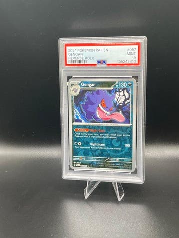 Pokémon - 1 Graded card - Gengar 057 Reverse holo - PSA 9 -, Nieuw