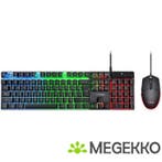 Trust GXT 838 Azor Bedraad Zwart Gaming Toetsenbord en Muis, Verzenden, Nieuw