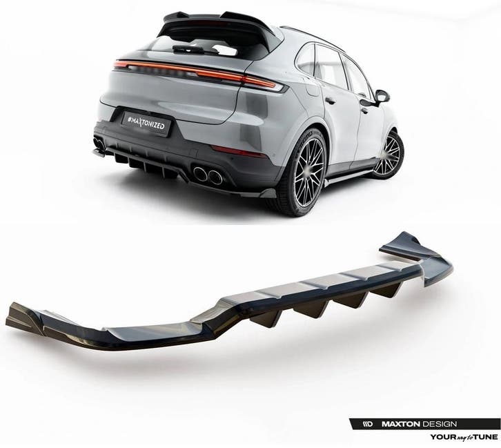Rear Splitter voor Porsche Cayenne Coupe / SUV, Autos : Divers, Tuning & Styling, Enlèvement ou Envoi