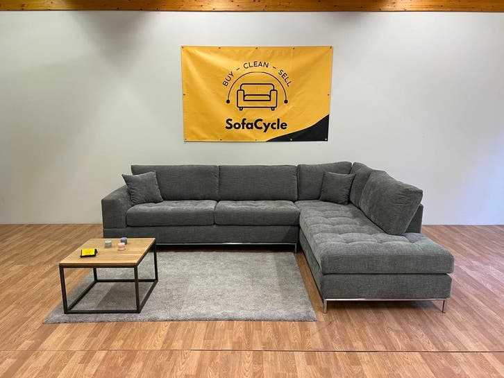 Overstock Deal SofaCycle - Groene Hoekzetel - TOPDEAL, Huis en Inrichting, Zetels | Complete zithoeken, Nieuw, Ophalen of Verzenden