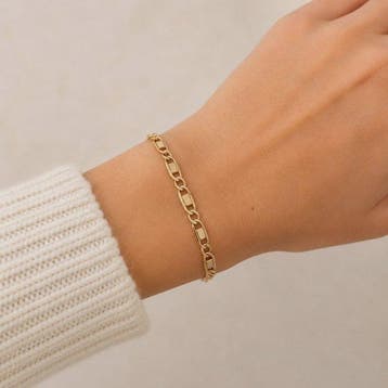 Zonder minimumprijs - Armband - 9 kt. Geel goud - Gemaakt in
