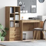 vidaXL Bureau met lade met plank met opslag 2 pcs Artisan, Verzenden, Nieuw