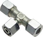 Raccord de coupe en T en acier zingué 12L avec raccord, Verzenden