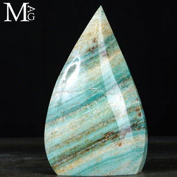 Natural Fuchsite Flame - RARE!!! Groene gestreepte
