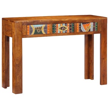 vidaXL Wandtafel 110x35x75 cm massief acaciahout, Verzenden, Nieuw