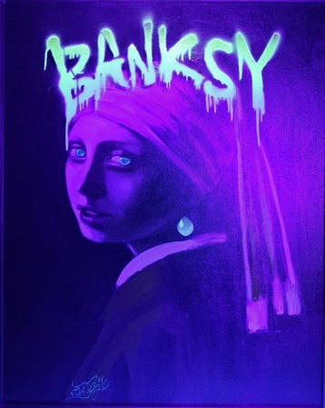 Fictional World (1980) - Banksy´s Girl with a Pearl Earring