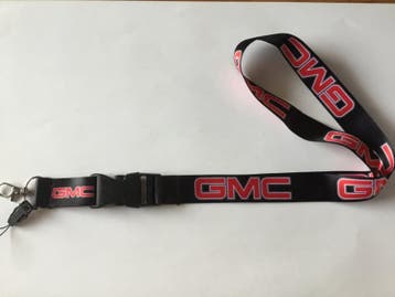 Keycord sleutelhanger GMC rood, Ophalen of Verzenden, Nieuw