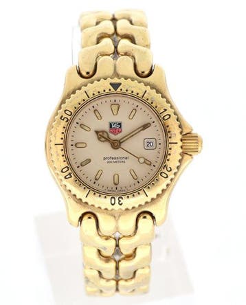 TAG Heuer - TAG Heuer S/el Professional 200M Gold Plated -