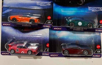 Hot Wheels 1:64 - Modelauto (6) - 71 Porsche 911;, Nieuw