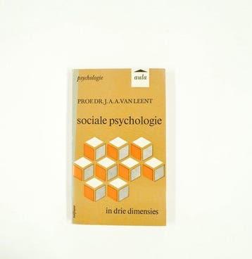 Sociale psychologie in drie dimensies - Leent, Verzenden