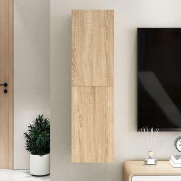 vidaXL Tv-meubel 30,5x30x110 cm bewerkt hout sonoma, Verzenden, Nieuw