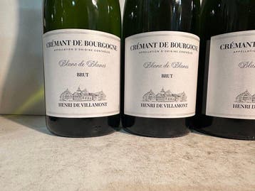 Henri de Villamont, Cremant de Bourgogne Blanc de Blancs -, Collections