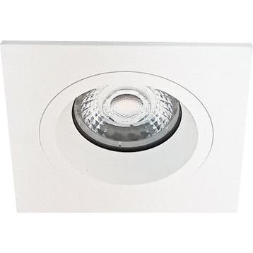 Spot Armatuur GU10 - Pragmi Rodos Pro Wit Aluminium met GU10, Verzenden, Nieuw