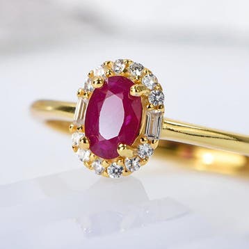 Zonder minimumprijs - Ring - 18 karaat Verguld, Zilver, Geel, Nieuw