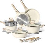 2dekans | JUST PERFECTO 10 Delige Pannenset Inductie Met, Huis en Inrichting, Keuken | Potten en Pannen, Ophalen of Verzenden