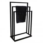 Handdoekenrek Zwart Staal | Loft Design | Nieuw | 30€, Huis en Inrichting, Badkamer | Badkamermeubels, Minder dan 50 cm, Overige typen