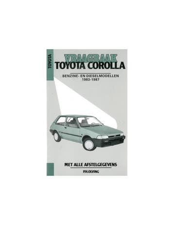 1983 - 1987 TOYOTA COROLLA BENZINE & DIESEL VRAAGBAAK NEDE.., Ophalen of Verzenden