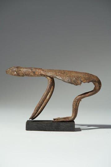 Een ijzeren sculptuur - Lobi - Burkina Faso (Zonder