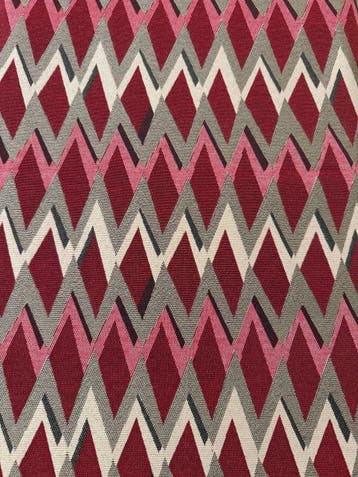 Élégant tissu gobelin avec motif géométrique all-over en