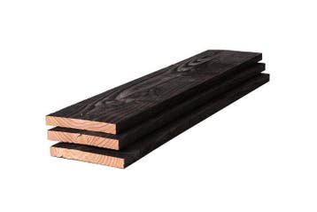 Zwarte Douglas planken | Tuinplanken | Zwart Zweeds Rabat, Ophalen of Verzenden, Planken