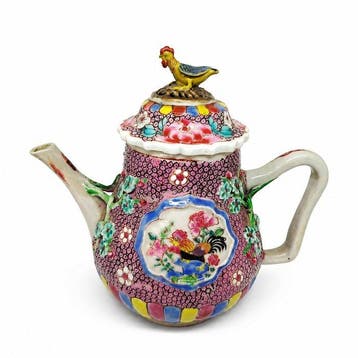 Theepot - Porselein - Yongzheng (1723–1735)