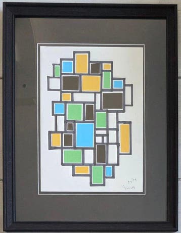 Siep Van Den Berg (1913-1998) - Geometrische compositie