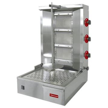 Donergrill | Gas (3 Branders) | Max. 35 kg |, Verzenden, Nieuw in verpakking