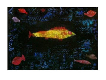 Paul Klee - “The golden fish, 1925”.