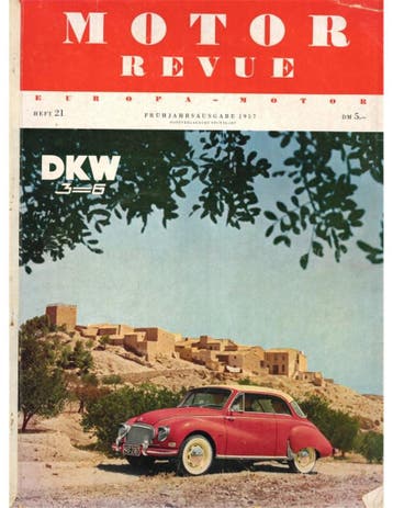 1957 MOTOR REVUE MAGAZINE 21 DUITS, Nieuw