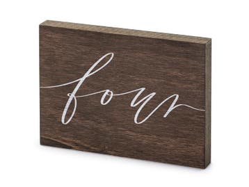 Tafelnummer Four 18cm, Verzenden, Nieuw