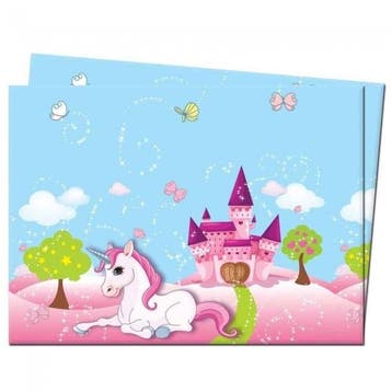 Unicorn Tafelkleed Versiering 1,8m, Hobby en Vrije tijd, Feestartikelen, Verzenden, Nieuw